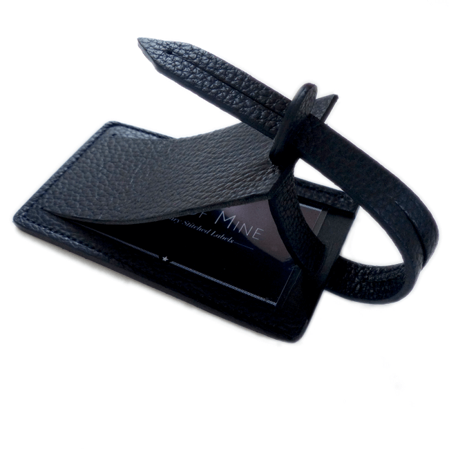 Gepäckanhänger Karo · türkis · personalisierbar