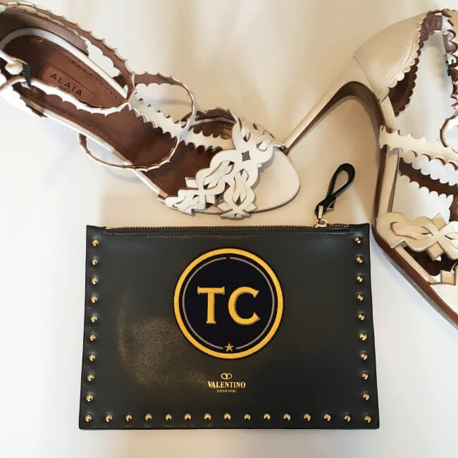 Label INITIALEN · 4cm · gelb/beige · personalisierbar