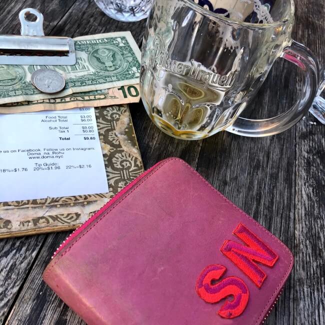 Label SINGLE LETTER MINI · rot/pink