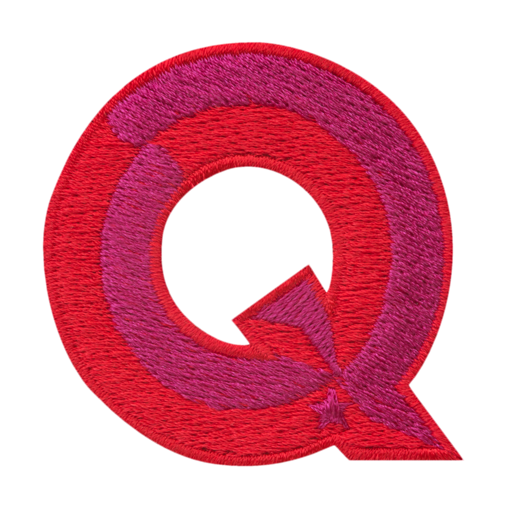 Label SINGLE LETTER · rot/pink
