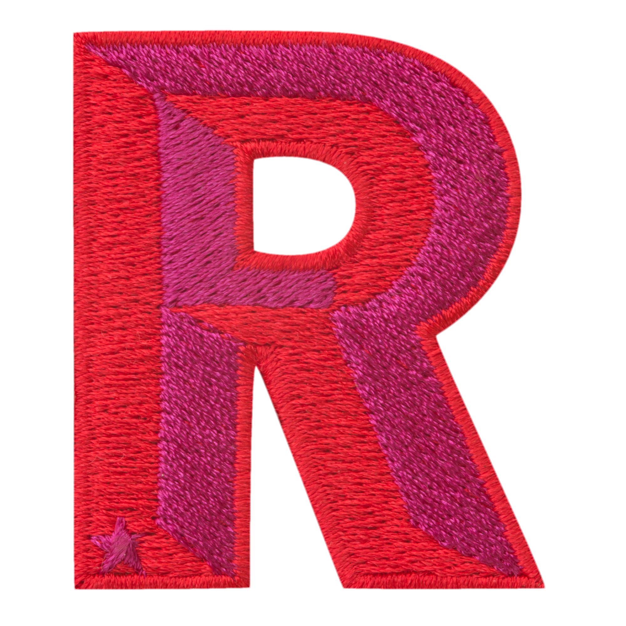 Label SINGLE LETTER · rot/pink