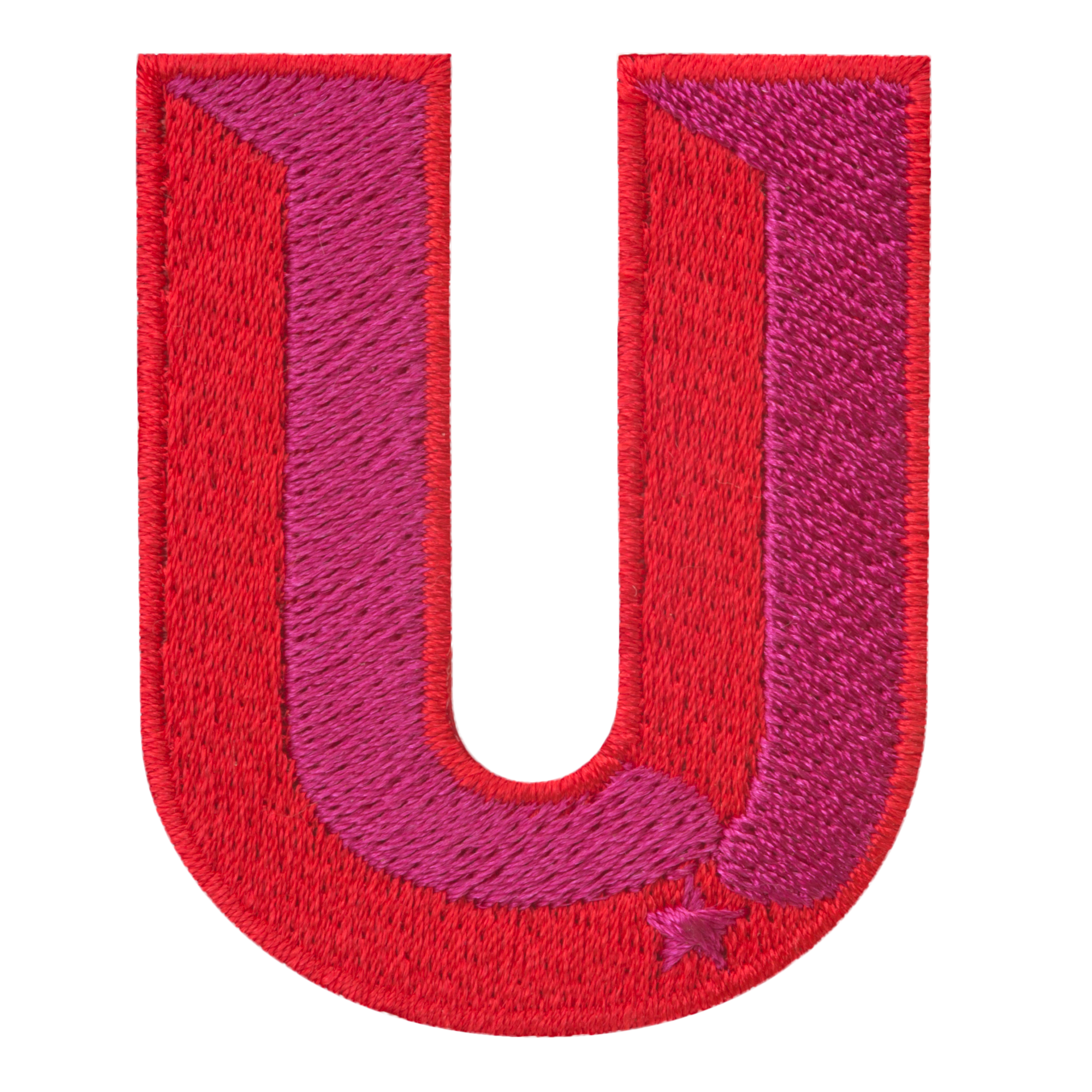 Label SINGLE LETTER · rot/pink