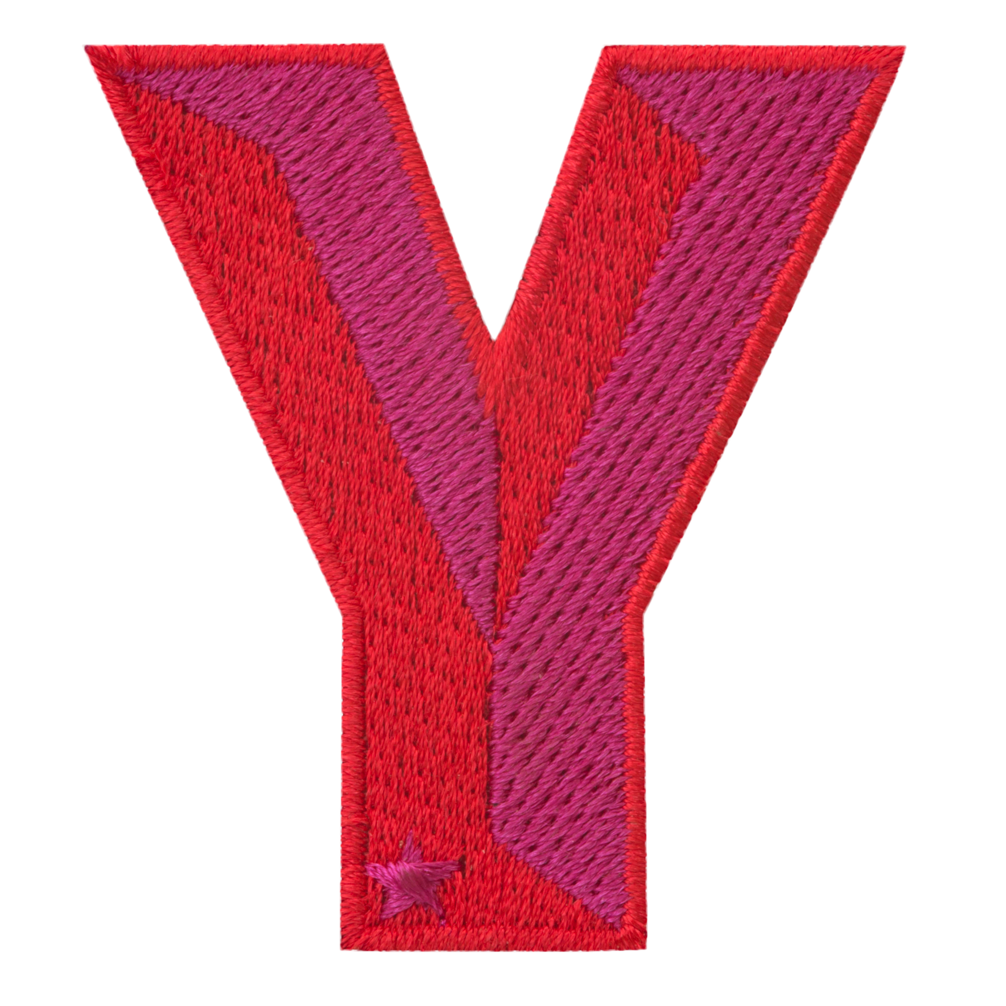 Label SINGLE LETTER · rot/pink