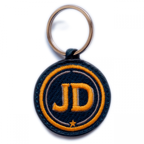 Key ring INITIALS · yellow/beige