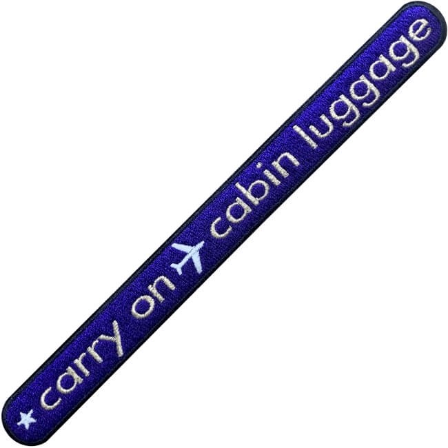 LUGGAGE PATCH: CARRY ON CABIN LUGGAGE · blue
