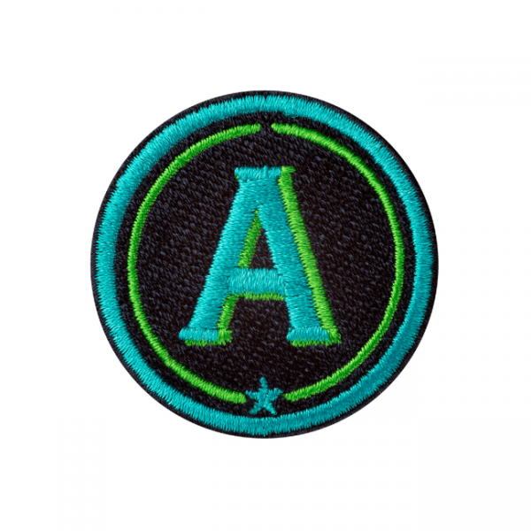 Label ABC · türkis/grün