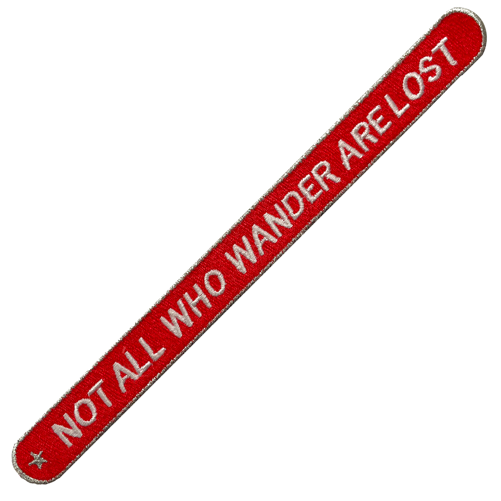 KOFFER PATCH: NOT ALL WHO WANDER... ROT