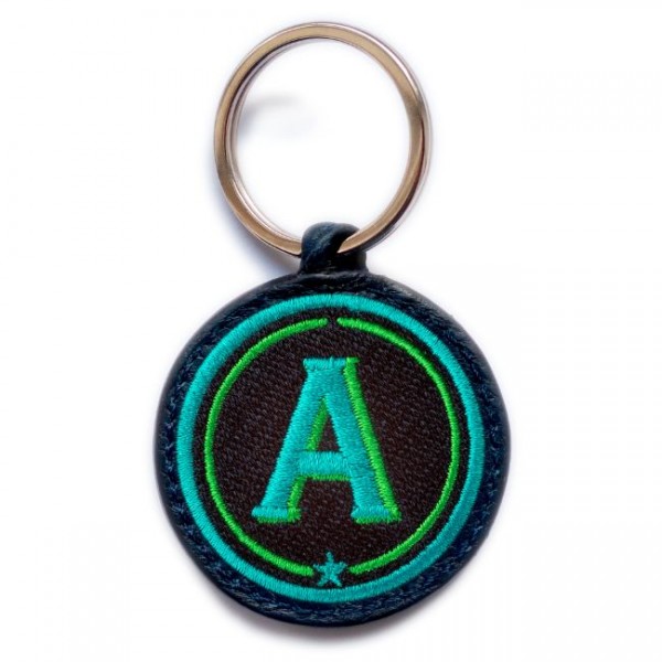 Key ring ABC · turquoise/green
