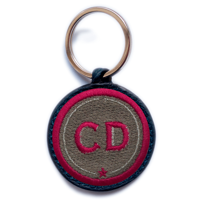 Key ring INITIALS · beige · customizable