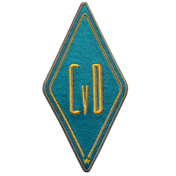 Patch KARO turquoise · customizable