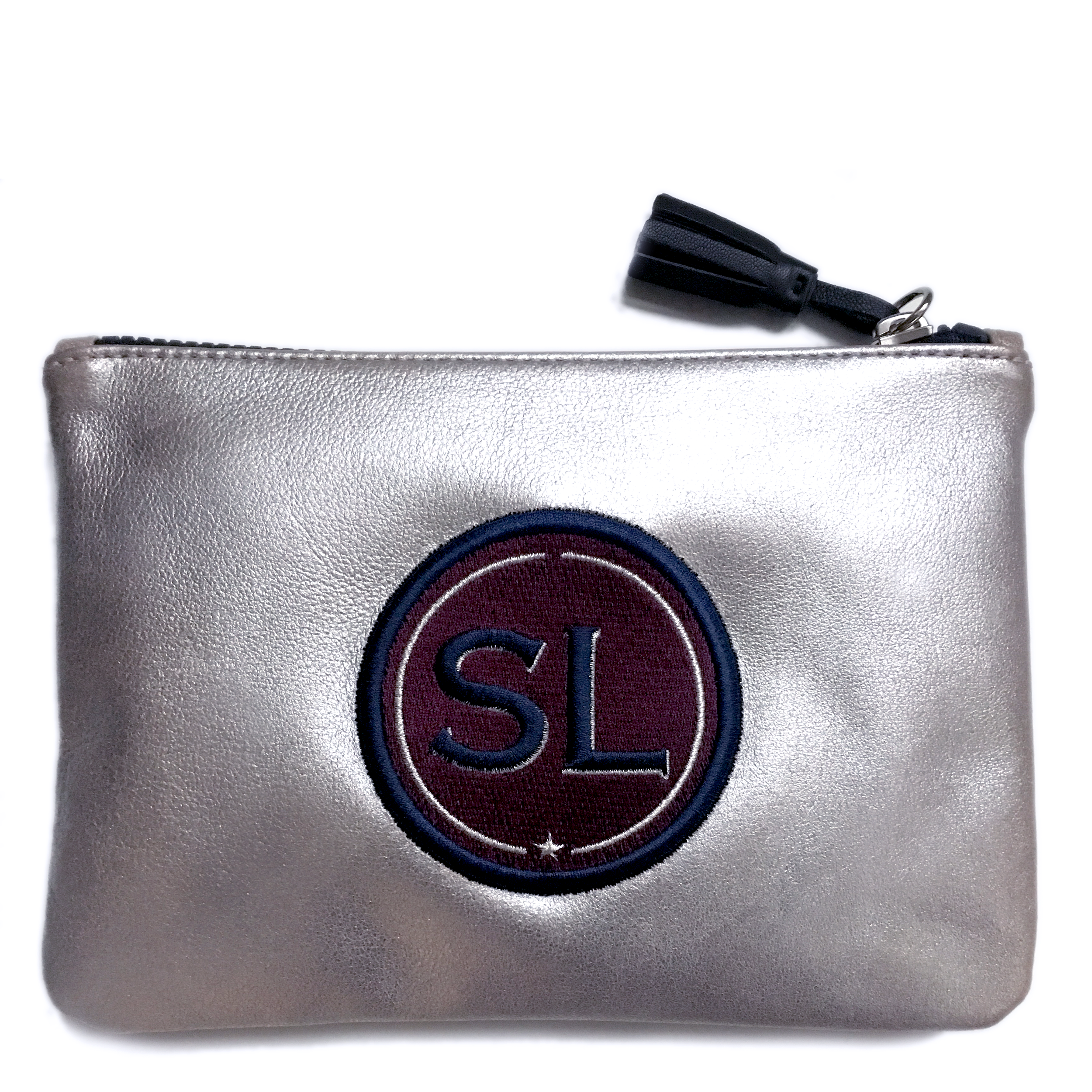 Pouch INITIALS bordeaux · customizable