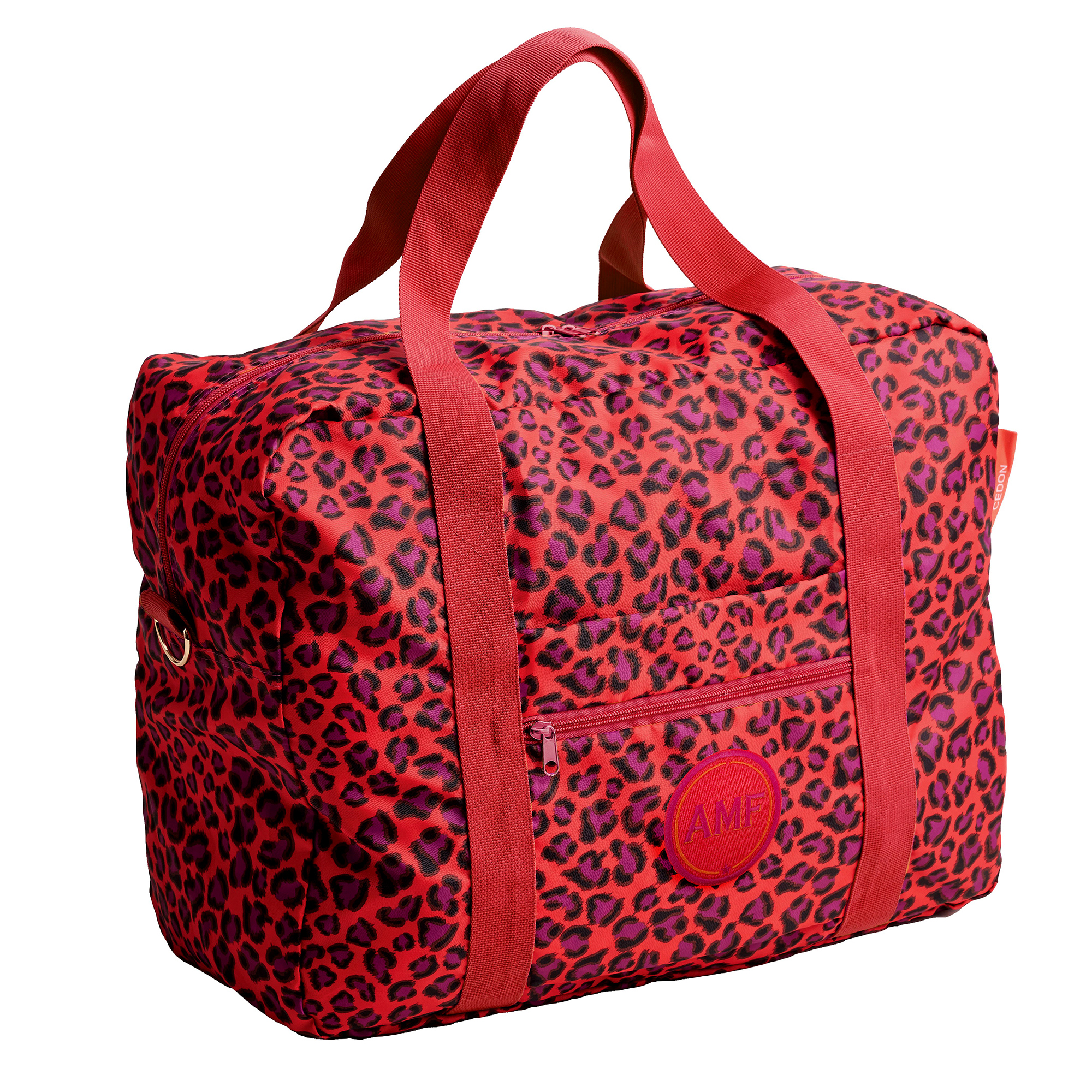 Easy Travel Bag RED LEO mit Initialen-Patch