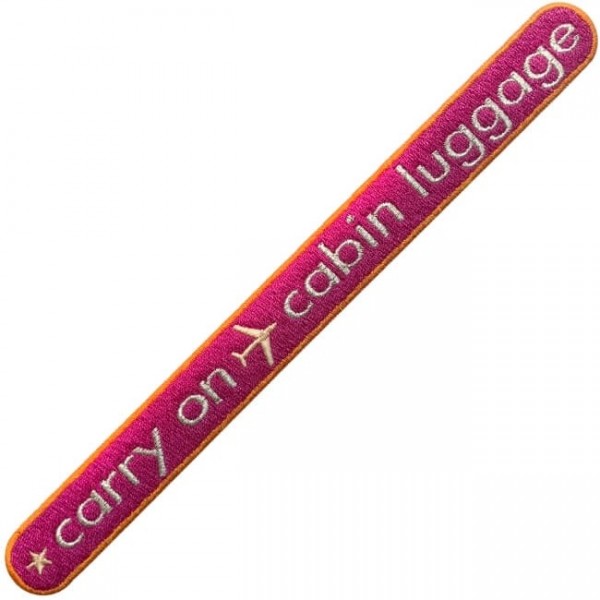 LUGGAGE PATCH: CARRY ON CABIN LUGGAGE · pink